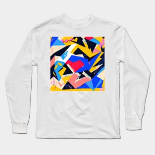 Triangular Dreamscape Long Sleeve T-Shirt